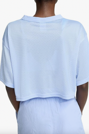 Mesh Crewneck Crop