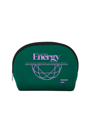 Neoprene Pouch - Green + Lavender
