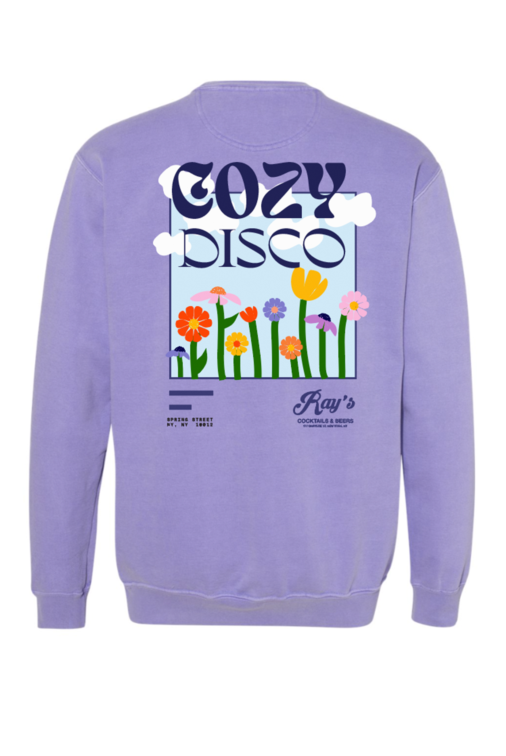 Daily Disco Custom Embroidered Crew Neck Sweatshirt